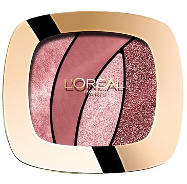 L'Oreal Paris Color Riche Les Ombres Smoky poczwórne cienie do powiek S10 Seductive Rose (2,5 g)