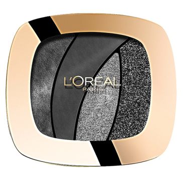 L'Oreal Paris Color Riche Les Ombres Smoky poczwórne cienie do powiek S13 Magnetic Black (2,5 g)