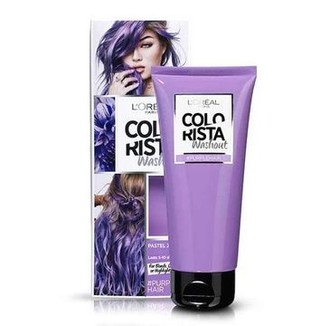 L'Oreal Paris Colorista Wash Out zmywalna farba do włosów Purple Hair (80 ml)