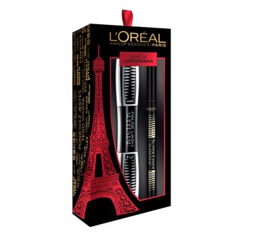 L'Oreal Paris False Lash Superstar zestaw tusz do rzęs Black (2 x 6,5 ml) + Super Liner Superstar eyeliner w pisaku Black (7 g)