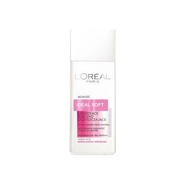 L'Oreal Paris Ideal Soft łagodzące mleczko oczyszczające skóra sucha i wrażliwa (200 ml)