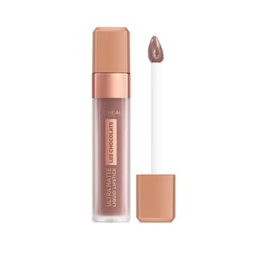 L'Oreal Les Chocolats Ultra Matte Liquid Lipstick matowa pomadka w płynie 858 Oh My Choc (7.6 ml)