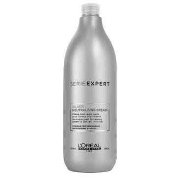 L'Oreal Professionnel Serie Expert Silver Neutralising Cream neutralizujący i nadający blasku krem do siwych włosów (1000 ml)