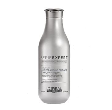 L'Oreal Professionnel Serie Expert Silver Neutralising Cream neutralizujący i nadający blasku krem do siwych włosów (200 ml)