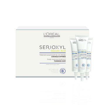 L'Oreal Professionnel Serioxyl Glycolic Acid Scalp Cleansing Treatment pielęgnacja oczyszczająca skórę głowy 15x15ml
