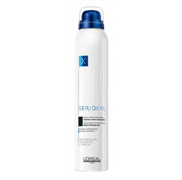 L'Oreal Professionnel Serioxyl Volumising Coloured Spray koloryzujący spray zwiększający objętość włosów Black 200ml