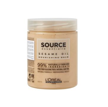 L'Oreal Professionnel Source Essentielle Nourishing Balm odżywcza maska do włosów suchych Olejek Sezamowy 500ml