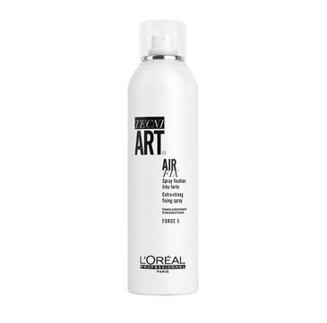 L'Oreal Professionnel Tecni Art Air Fix Extra-Strong Fixing Spray supermocno utrwalający lakier do włosów Force 5 400ml