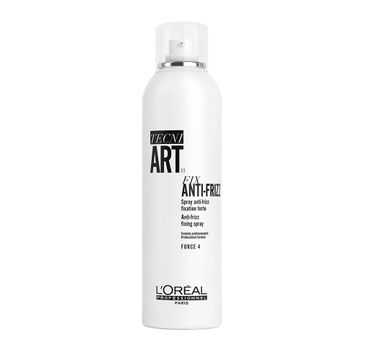 L'Oreal Professionnel Tecni Art Fix Anti-Frizz Fixing Spray mocno utrwalający lakier do włosów Force 4 250ml