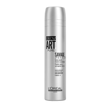 L'Oreal Professionnel Tecni Art Pure Savage Panache Powder Spray puder w sprayu nadający objętość włosom Force 4 250ml