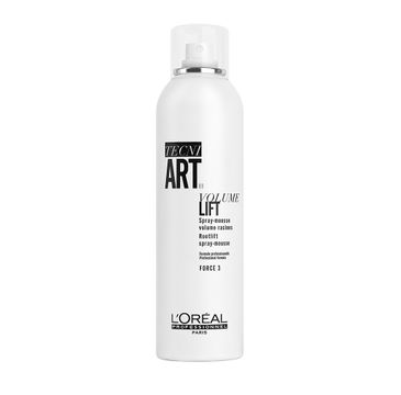 L'Oreal Professionnel Tecni Art Volume Lift Root Lift Spray-Mousse pianka dodająca objętości u nasady Force 3 250ml