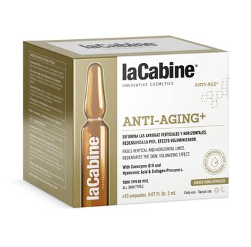 La Cabine Anti-Aging+ ampułki do twarzy zmniejszające widoczność zmarszczek (10x2 ml)