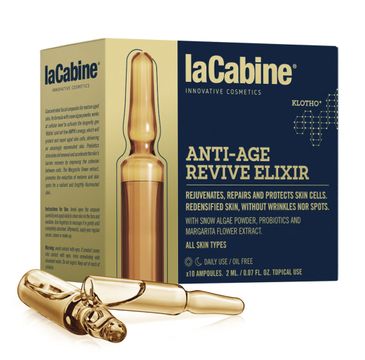 La Cabine Anti-Aging Reviving Elixir ampułki do twarzy wyrównujące koloryt skóry (10x2 ml)