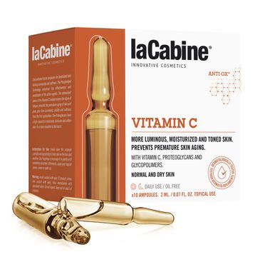 La Cabine Vitamin C ampułki do twarzy rozświetlające cerę (10x2 ml)