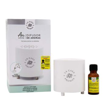 La Casa de los Aromas Air Home nawilżacz powietrza + olejek zapachowy Citronella (15 ml)