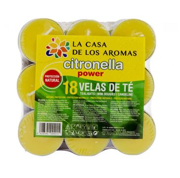 La Casa de los Aromas Citronella podgrzewacze o zapachu trawy cytrynowej 18szt.