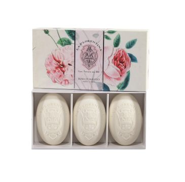 La Florentina Hand Soap zestaw prezentowy mydła do rąk Rose Of May 3 x 150 g