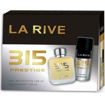La Rive for Men 315 Prestige Zestaw woda toaletowa 100 ml + dezodorant 150 ml