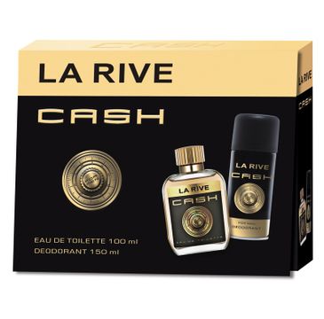 La Rive for Men Cash Zestaw woda toaletowa 90 ml + dezodorant 150 ml