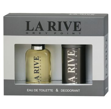 La Rive for Men Grey Point Zestaw woda toaletowa 100 ml + dezodorant 150 ml