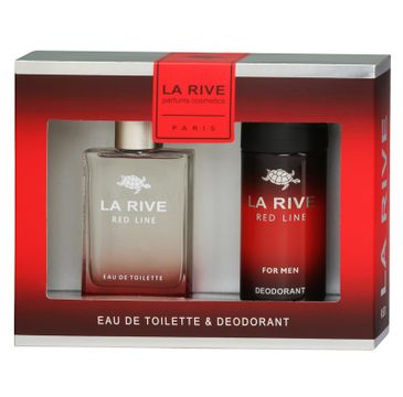 La Rive for Men Red Line Zestaw woda toaletowa 90 ml + dezodorant 150 ml