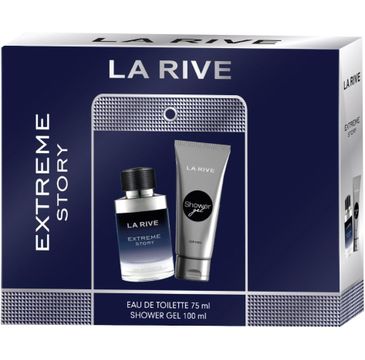 La Rive for Men zestaw prezentowy Extreme Story woda toaletowa (75 ml) + żel pod prysznic (100 ml)