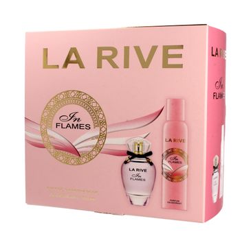 La Rive for Woman In Flames Zestaw prezentowy (woda perfumowana 90 ml+deo spray 150 ml)