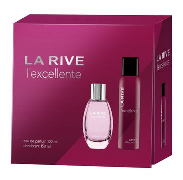 La Rive for Woman L`Excellente Zestaw prezentowy dezodorant 150ml+woda perfumowana 100ml (1 szt.)