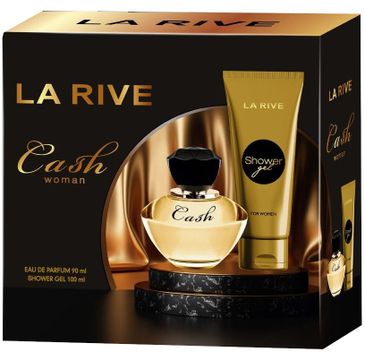 La Rive for Woman Zestaw prezentowy Cash woda perfumowana (90 ml) + żel pod prysznic (100 ml)