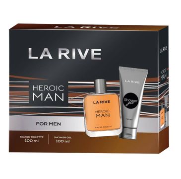 La Rive Heroic Man zestaw woda toaletowa spray (100 ml) + żel pod prysznic (100 ml)