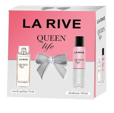 La Rive – Zestaw Queen of Life dezodorant perfumowany 75ml+dezodorant 150ml (1szt.)