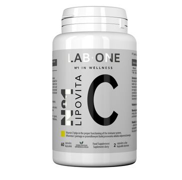LAB ONE N°1 Lipovita C suplement diety wspierający układ odpornościowy i nerwowy 60 kapsułek