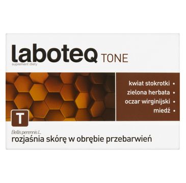 Laboteq Tone suplement diety rozjaśniający skórę w obrębie przebarwień 30 tabletek