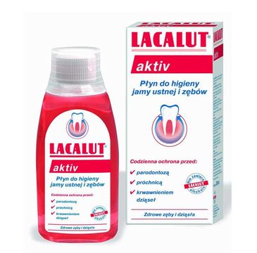 Lacalut Aktiv płyn do płukania ust  300 ml