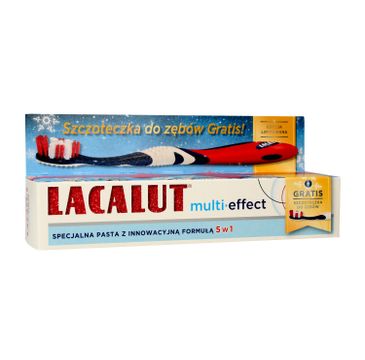 Lacalut Pasta do zębów Multi-Effect 5w1 75ml + szczoteczka 1 op.