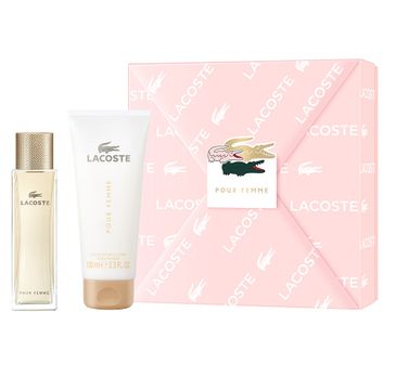 Lacoste Pour Femme zestaw woda perfumowana spray (50 ml) + balsam do ciała (100 ml)