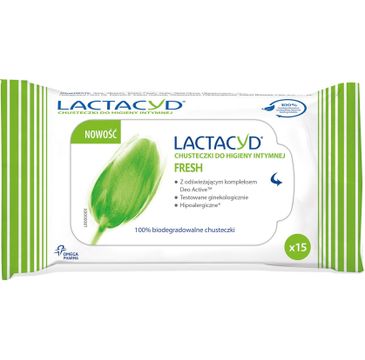 Lactacyd Fresh chusteczki do higieny intymnej 1 op.- 15 szt.