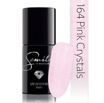Lakier hybrydowy Semilac 164 Pink Crystals 7 ml