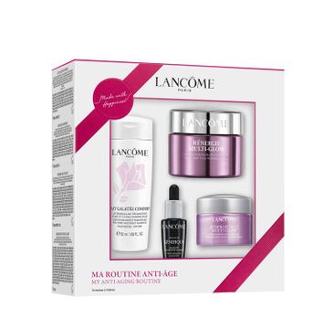 Lancome My Anti-Aging Routine zestaw Renergie Multi-Glow Day Cream (50 ml) + Advanced Genifique Youth Activating Concentrate (10 ml)  + Lait Galatee Confort Remover (50 ml) + Renergie Nuit Multi-glow Night Cream (15 ml)