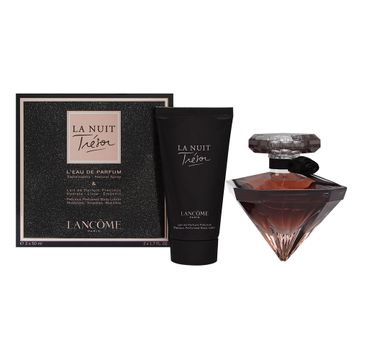 Lancome Tresor La Nuit L'Eau de Parfum Travel Exclusive zestaw woda perfumowana spray (50 ml) + balsam do ciała (50 ml)