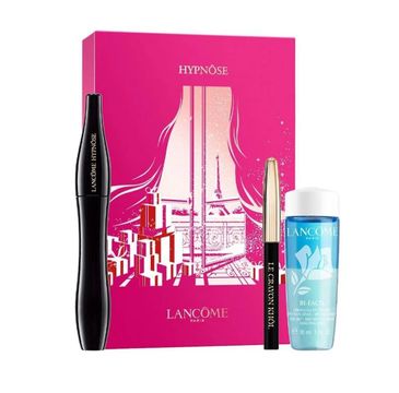 Lancome zestaw prezentowy Hypnose Mascara 01 Noir Hypnotic (6,2 ml) + Le Crayon Khol Mini 01 Noir (0,7 g) + Bi-Facil Eye Makeup Remover (30 ml)