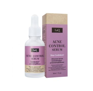 LaQ Acne Control Serum aktywne serum normalizująco - przeciwtrądzikowe Stay Confident! (30 ml)