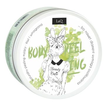 LaQ Body Wash and Scrub peeling myjący do ciała Kiwi i Winogrona (200 ml)