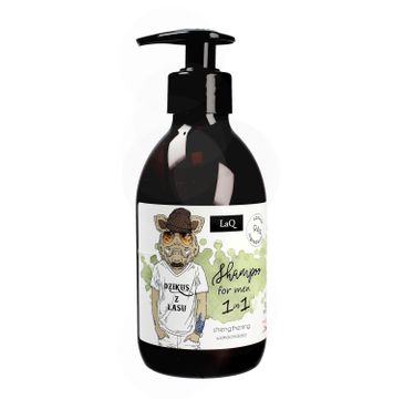 LaQ Dzikus z Lasu naturalny szampon do włosów wzmacniający dla mężczyzn (300 ml)