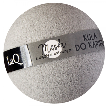 LaQ kula musująca do kąpieli dla mężczyzn z aktywnym węglem (100 g)
