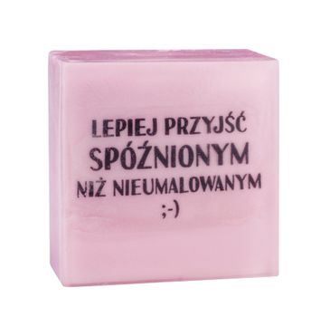 LaQ Short Message Soap SMS naturalne mydło glicerynowe wiśnia (60 g)