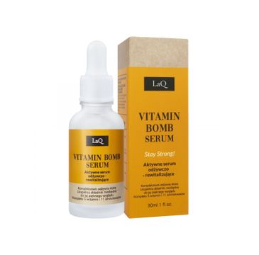 LaQ Vitamin Bomb Serum aktywne serum odżywczo-rewitalizujące Stay Strong! (30 ml)