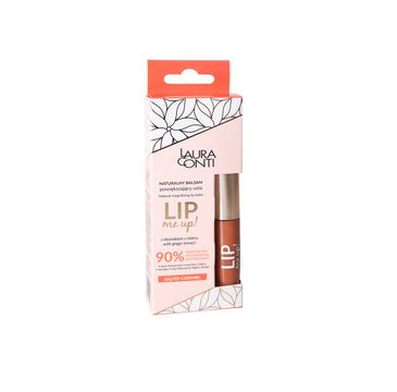 Laura Conti Lip Me Up! naturalny balsam powiększający usta z ekstraktem z imbiru Salted Caramel (9 ml)