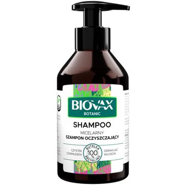 Biovax Botanic szampon micelarny oczyszczający Czystek i Czarnuszka (200 ml)