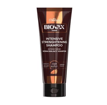 Biovax Amber intensywnie wzmacniający szampon do włosów Bursztyn & Biolin (200 ml)